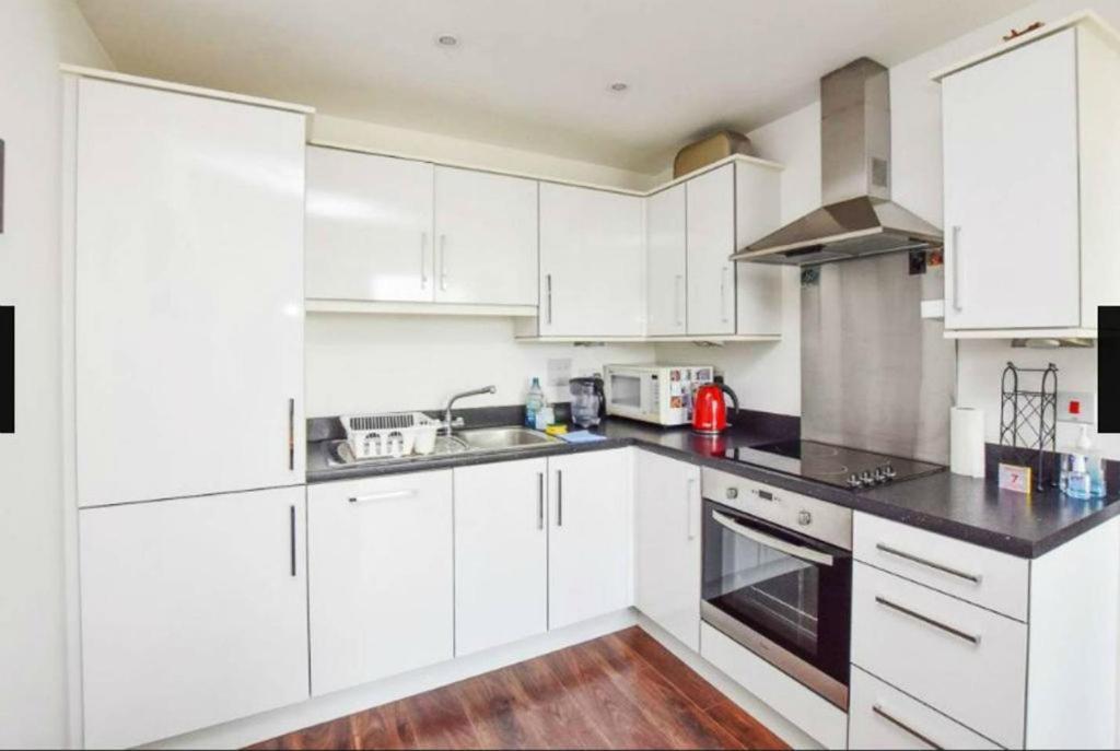 New Stylish 1 Bedroom Flat Stunning Balcony Views Brentford Luaran gambar